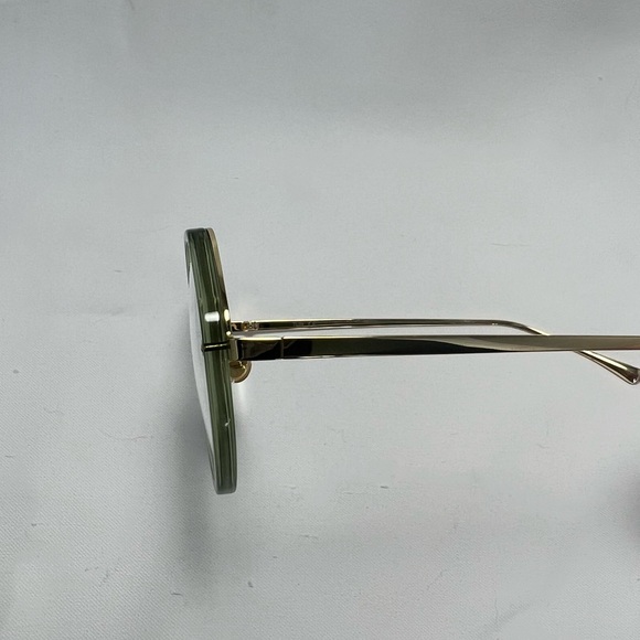 Tijn Tica Palace Green Geometric Eyeglasses with Case - Picture 10 of 13